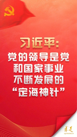 習(xí)近平：黨的領(lǐng)導(dǎo)是黨和國家事業(yè)不斷發(fā)展的“定海神針”